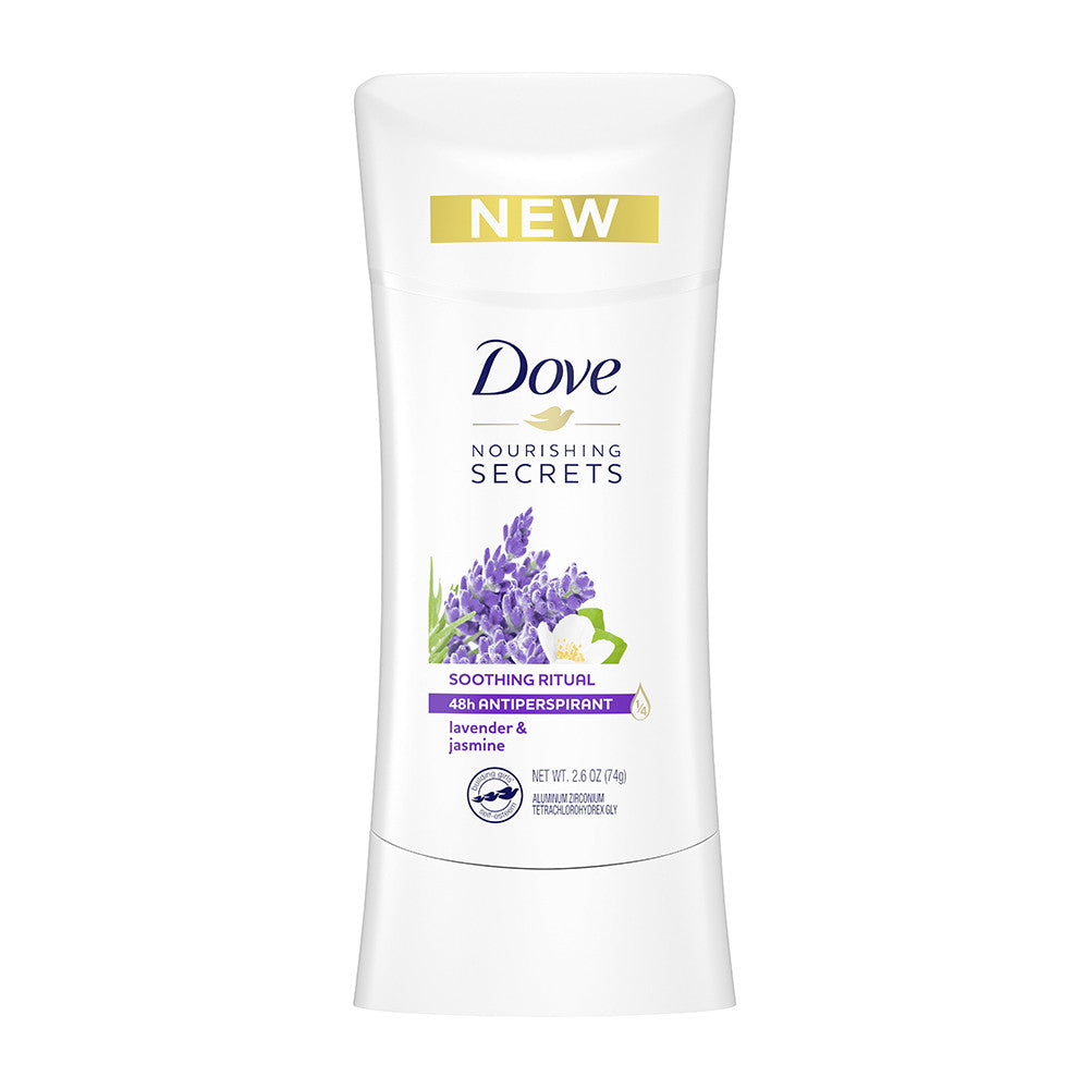 Dove Nourishing Secrets Antiperspirant Deodorant Stick, Lavender And Jasmine, 2.6 Oz
